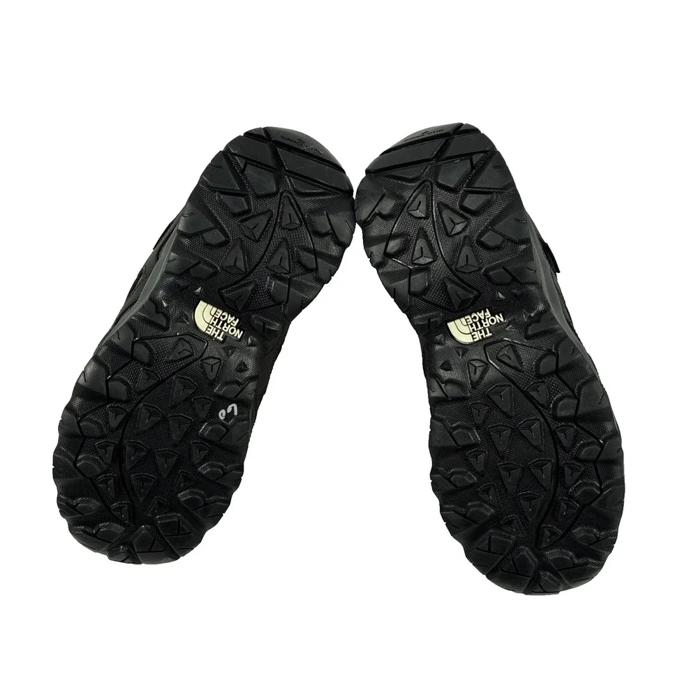 New The North Face Hedgehog Mens Size 7.5 Black Hiking Sneaker Shoe NWOB